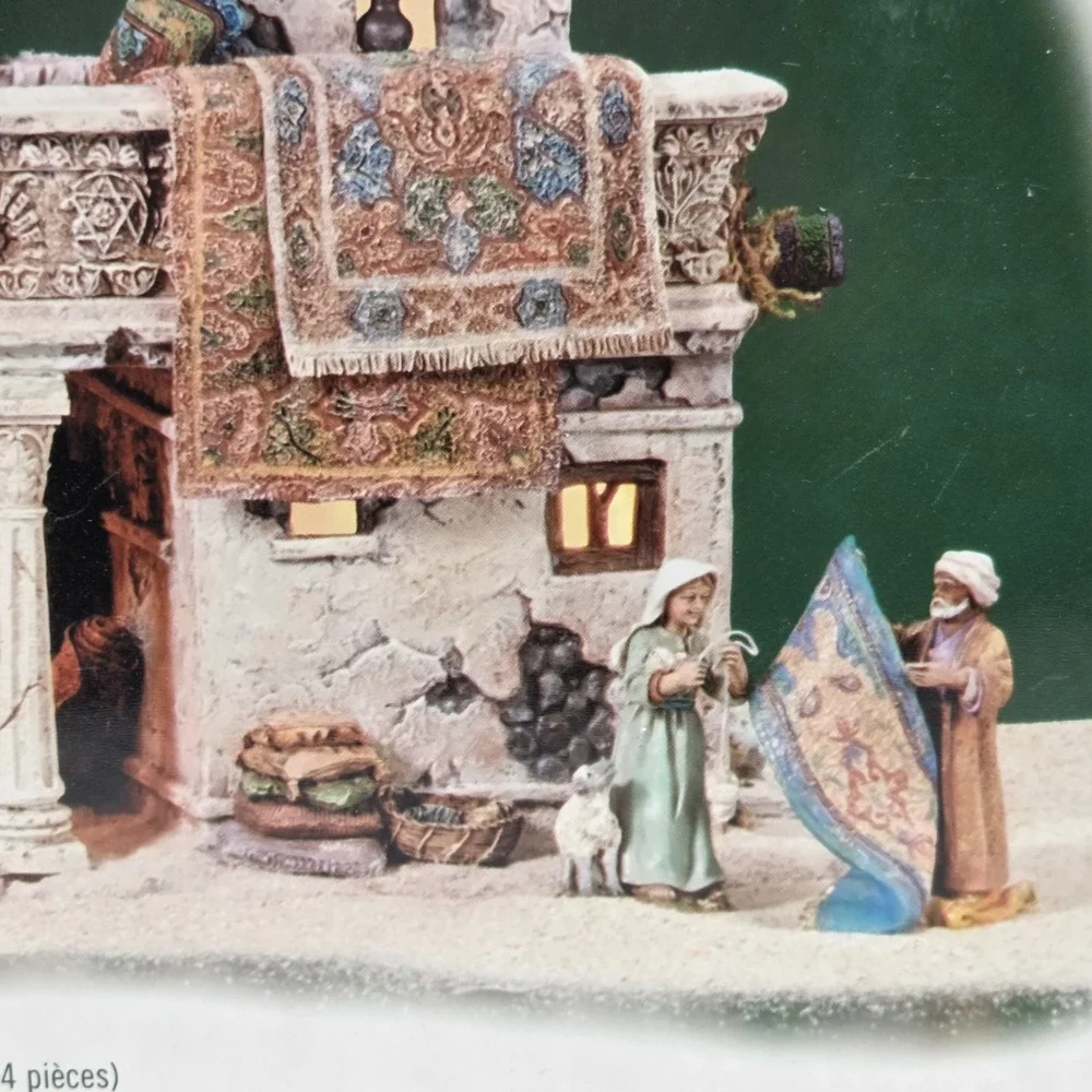 Dept 56 Little Town of Bethlehem Rug Merchant's Colonnade 59802   BRAND NEW